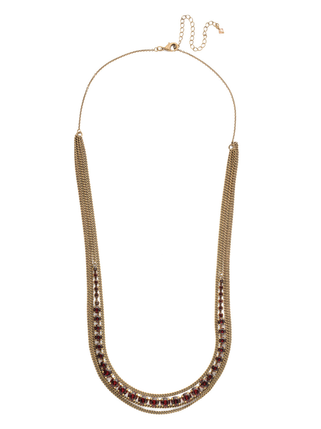 Layer It On Multi-Strand Layered Necklace - NCR73AGM