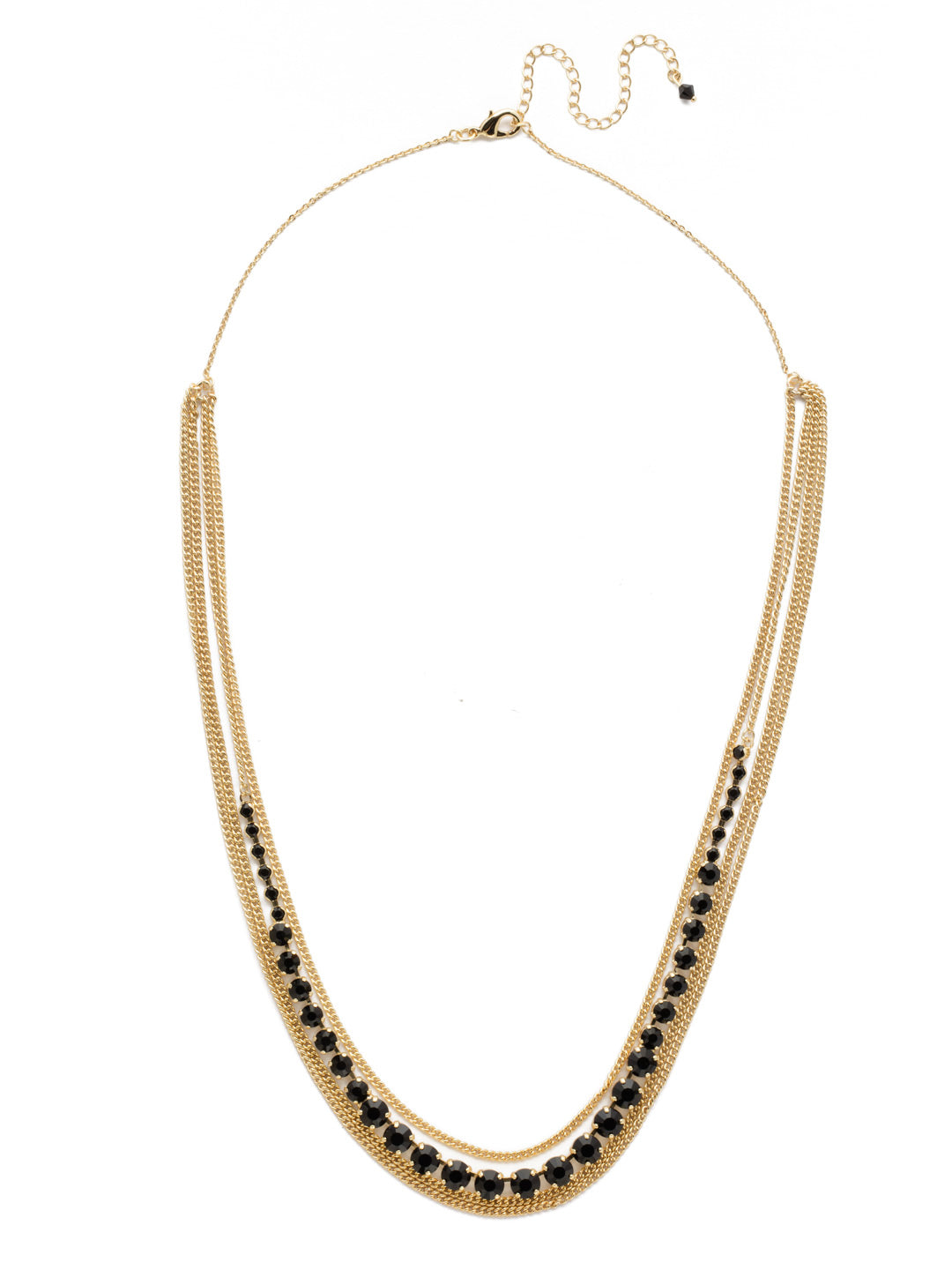 Layer It On Multi-Strand Layered Necklace - NCR73BGJET