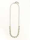 Semi-Precious Pear Long Strand Necklace
