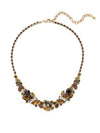 Abstract Crystal Collar Necklace