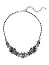 Abstract Crystal Collar Necklace