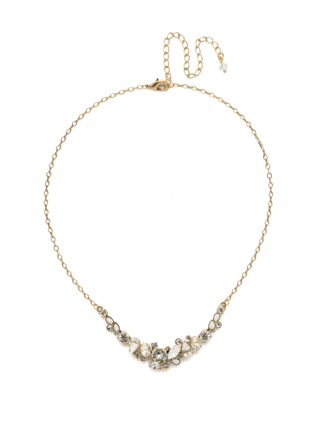 Asymmetric Cluster Necklace - NDK16AGCRY
