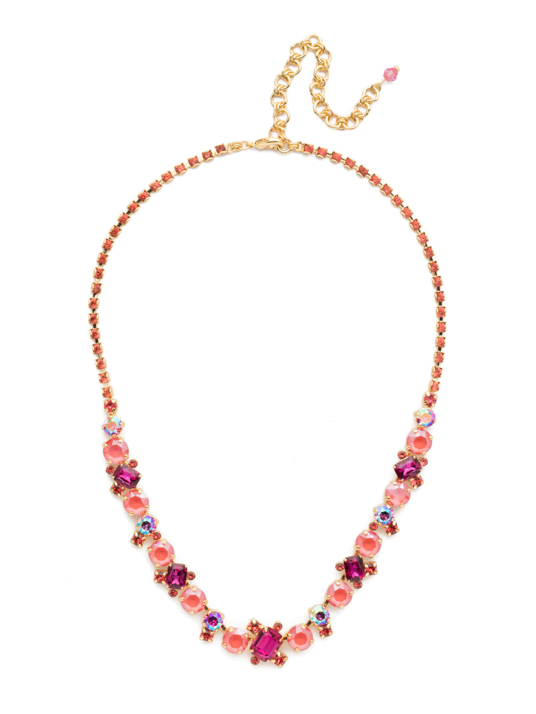 Sophisticated Tennis Necklace - NDK17BGBGA