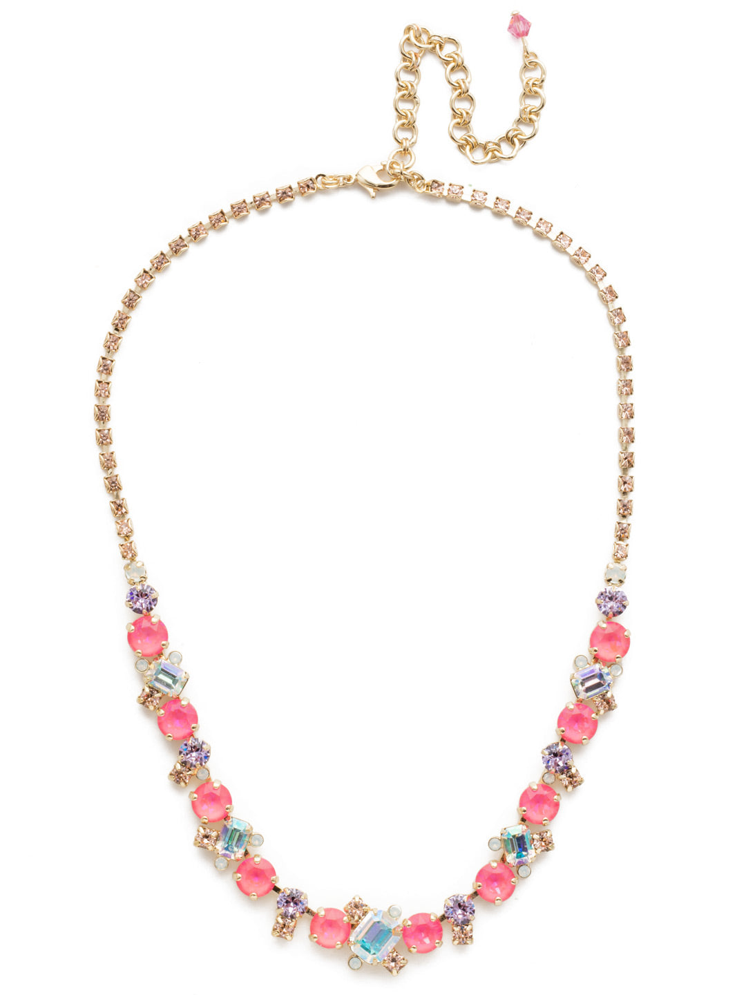 Sophisticated Tennis Necklace - NDK17BGISS