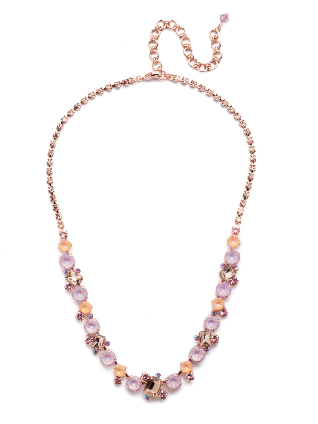 Sophisticated Tennis Necklace - NDK17RGLVP
