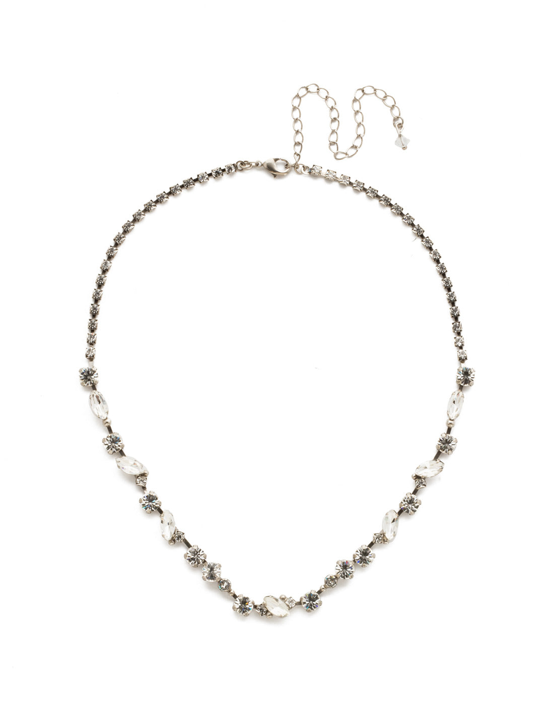 Simply Stated Tennis Necklace - NDN1ASCRY