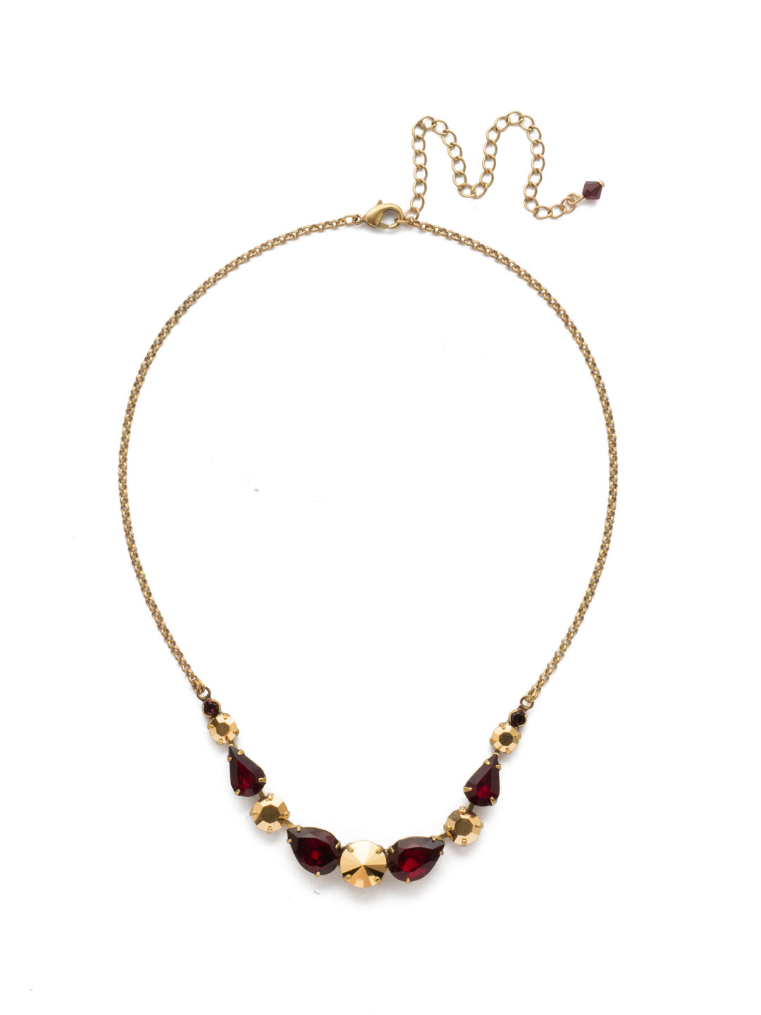 Polished Pear Statement Necklace - NDN74AGMMA