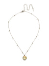 Cushion-Cut Pendant Necklace