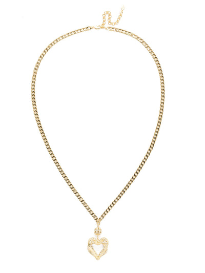 Adelynn Long Strand Necklace - NEC21BGPLP - <p>Layered to perfection! Get the look of three line necklaces in one. This long strand features a strands of darling hearts, pearls, crystals and more. Full of dainty details and sparkle galore. From Sorrelli's Polished Pearl collection in our Bright Gold-tone finish.</p>