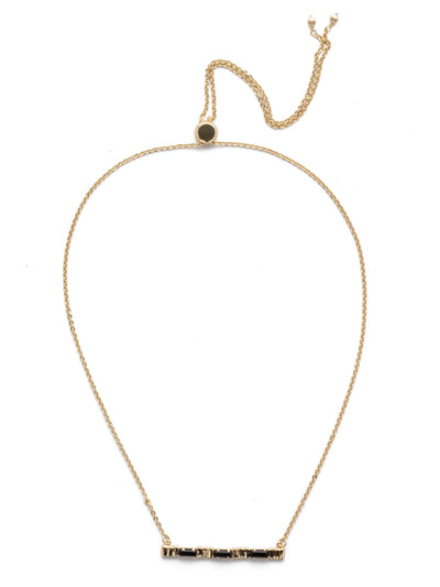 Arden Classic Necklace - NEF29BGJET - If you need a piece that is easy and chic that can go with any outfit look no further. This bar necklace can be easily adjusted to your desired length and adds just the right amount of shine to your day.