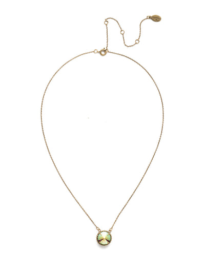 Soleil Pendant Necklace - NEF48AGGOT - You'll definitely take a shine to this brilliant pendant necklace, this perfect piece is sure to be the center of attention in your own unique look. From Sorrelli's Game of Jewel Tones collection in our Antique Gold-tone finish.