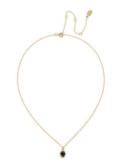 Maisie Pendant Necklace - NEF49BGMON - <p>This is the perfect day-to-night sparkling tiny pendant necklace that has an adjustable chain to fit your neckline. From Sorrelli's Montana collection in our Bright Gold-tone finish.</p>