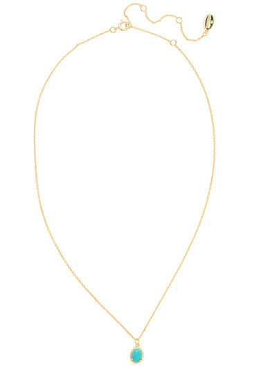 Maisie Pendant Necklace - NEF49BGSTO - <p>This is the perfect day-to-night sparkling tiny pendant necklace that has an adjustable chain to fit your neckline. From Sorrelli's Santorini collection in our Bright Gold-tone finish.</p>