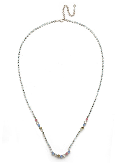 Aviva Long Necklace - NEK24RHSSU - <p>Grab this long strand classic necklace when you're looking to layer on some serious sparkle. Completely lined in crystal, it's a show-stopper. From Sorrelli's Seersucker collection in our Palladium Silver-tone finish.</p>