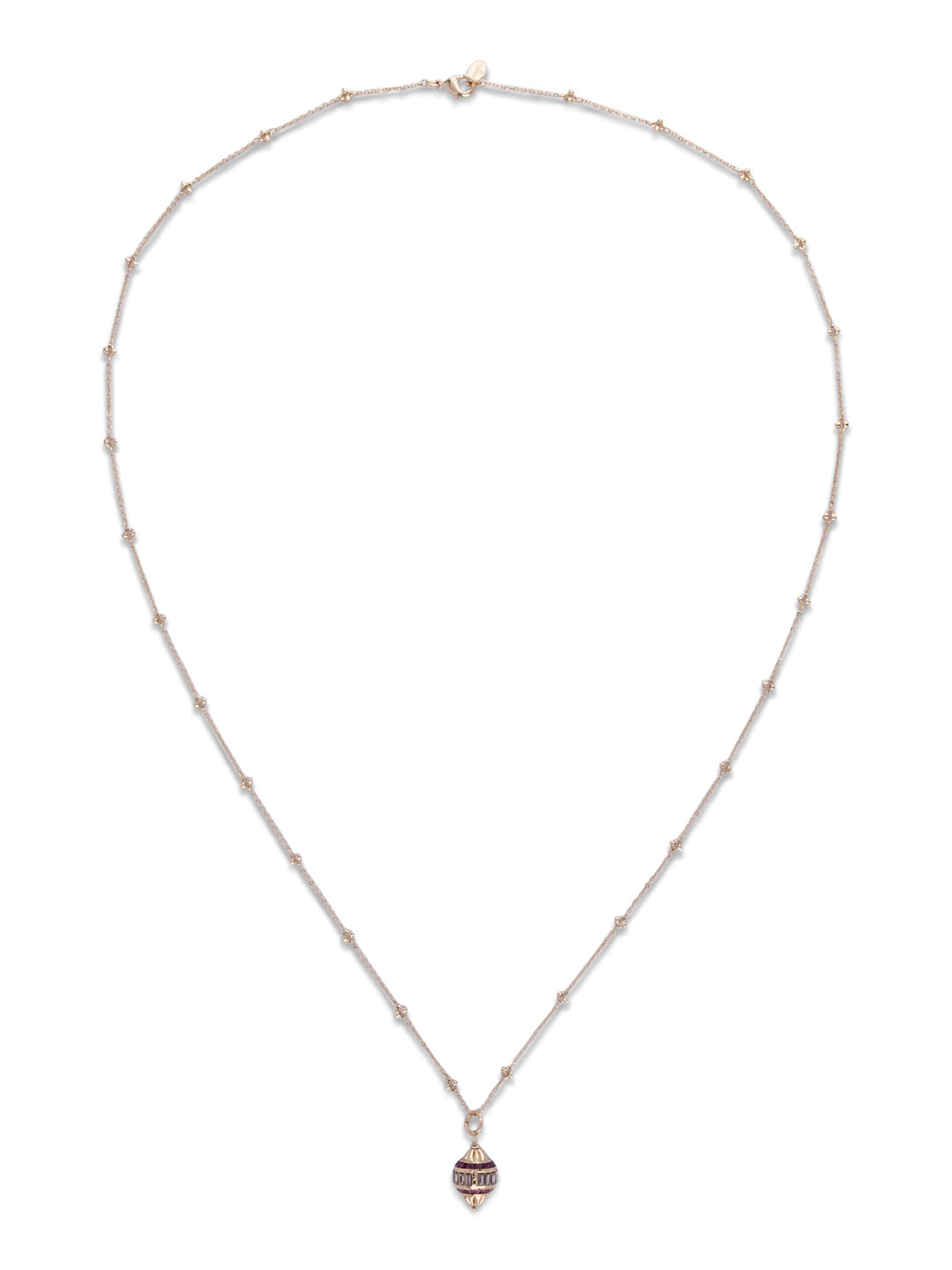 Lola Pendant Necklace - NEN14BGBGA - <p>The Lola Pendant Necklace dangles something completely unique and sparkly front and center, accented by smaller gems on a delicate chain. Make it the special standout piece in your jewelry collection. From Sorrelli's Begonia collection in our Bright Gold-tone finish.</p>