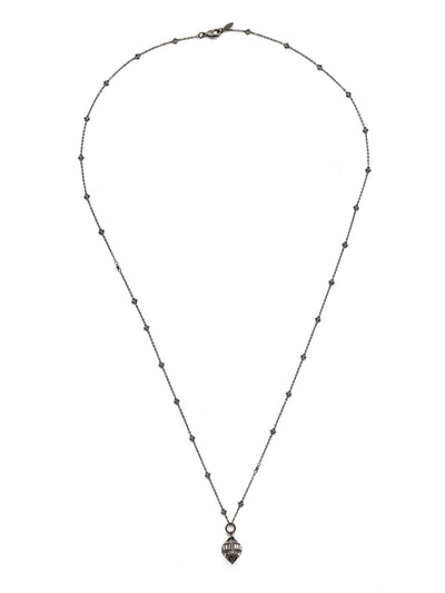 Lola Pendant Necklace - NEN14GMMMO - <p>The Lola Pendant Necklace dangles something completely unique and sparkly front and center, accented by smaller gems on a delicate chain. Make it the special standout piece in your jewelry collection. From Sorrelli's Midnight Moon collection in our Gun Metal finish.</p>
