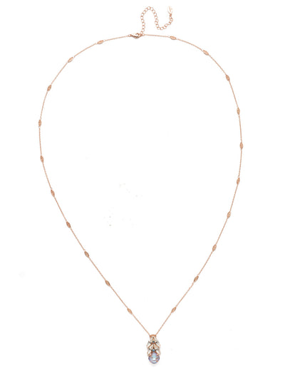 Hannah Pendant Necklace - NEN19RGROG - <p>The Hannah Pendant Necklace is style and grace. The dripping sparkles of navette crystals around a circular center hang from a delicate metal strand that's a beauty in its own right. From Sorrelli's Rose Garden  collection in our Rose Gold-tone finish.</p>
