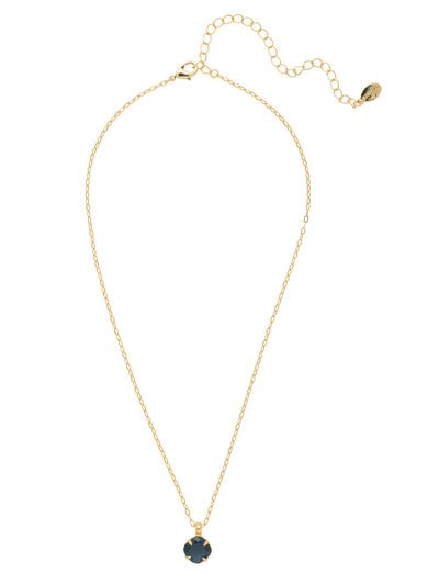 Maia Pendant Necklace - NEP24BGDI - <p>A classic Sorrelli style to make a statement or wear everyday. From Sorrelli's Dark Indigo collection in our Bright Gold-tone finish.</p>