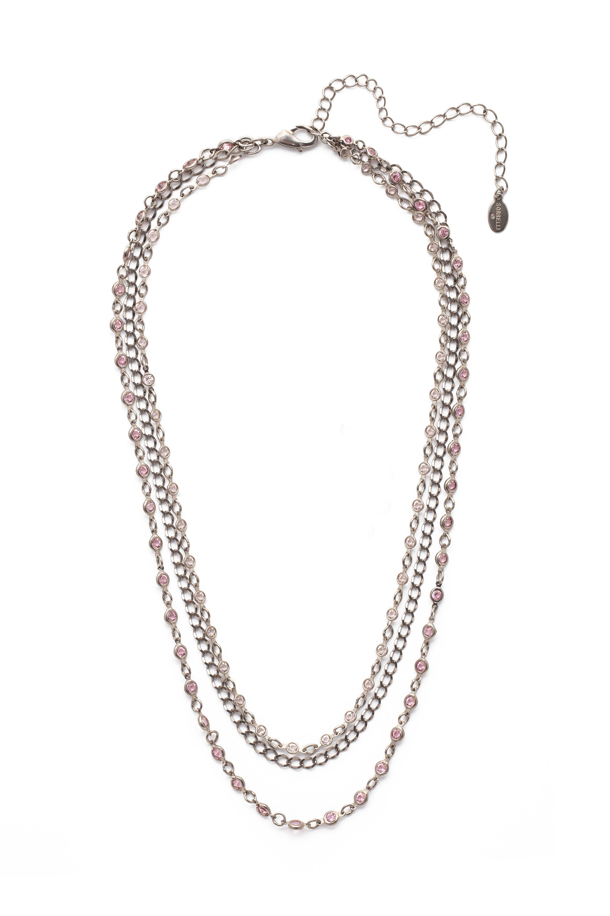 Drew Necklace/Earring Gift Set - GEP9191ASPNK