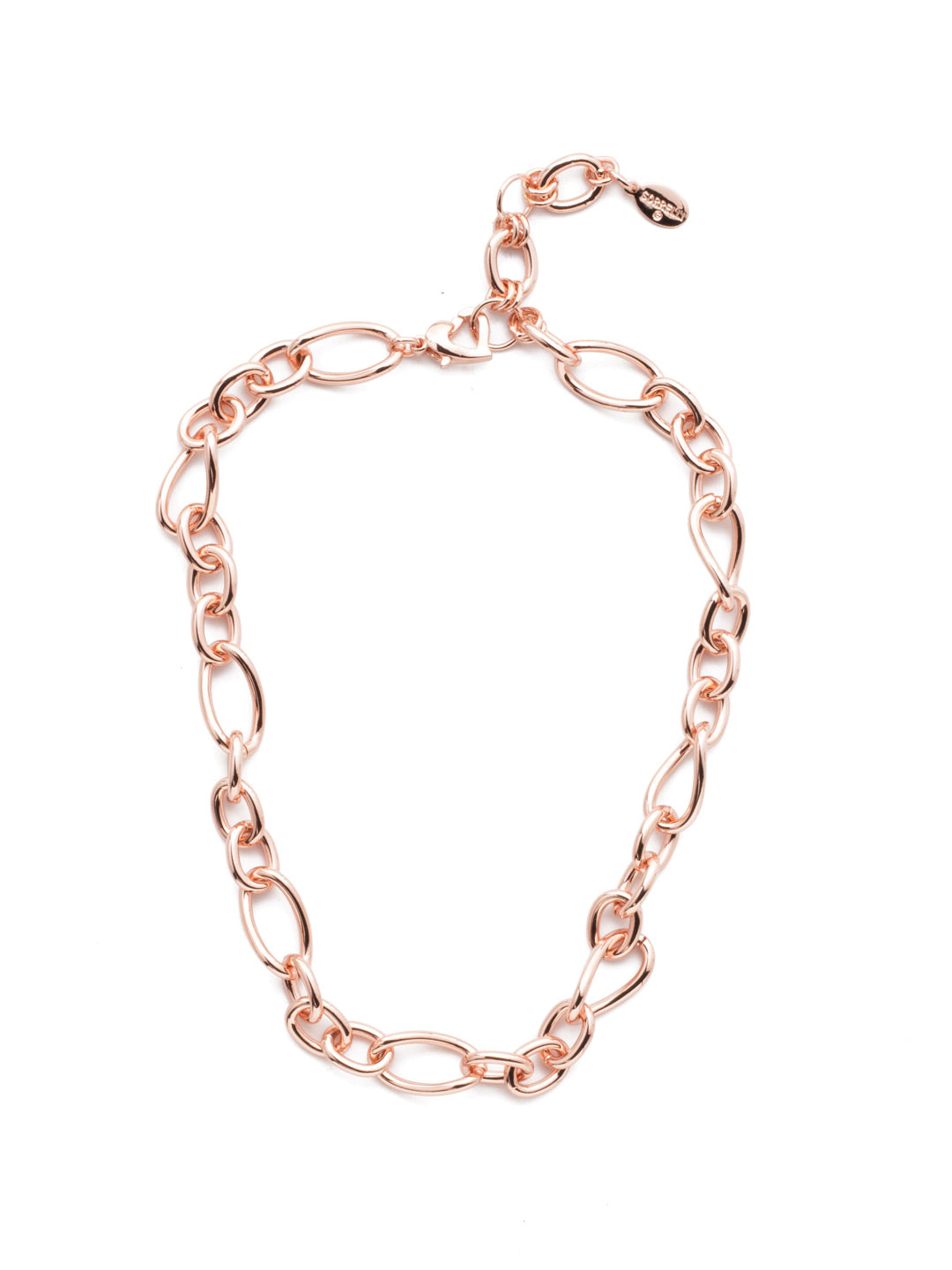 Felicity Tennis Necklace - NES33RGCRY - <p>The Felicity Tennis Necklace is a beautiful linked chain. Wear it by itself or attach a crystal charm for some sparkle. From Sorrelli's Crystal collection in our Rose Gold-tone finish.</p>