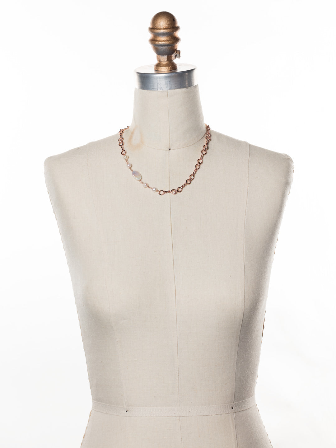 Yvette Tennis Necklace - NES34RGCRY