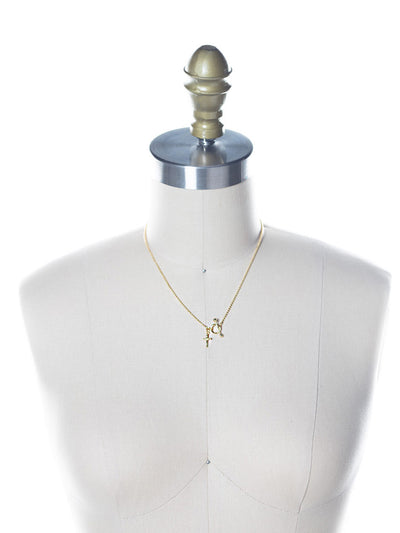 Mary Mini Pendant Necklace - NEV107BGCRY