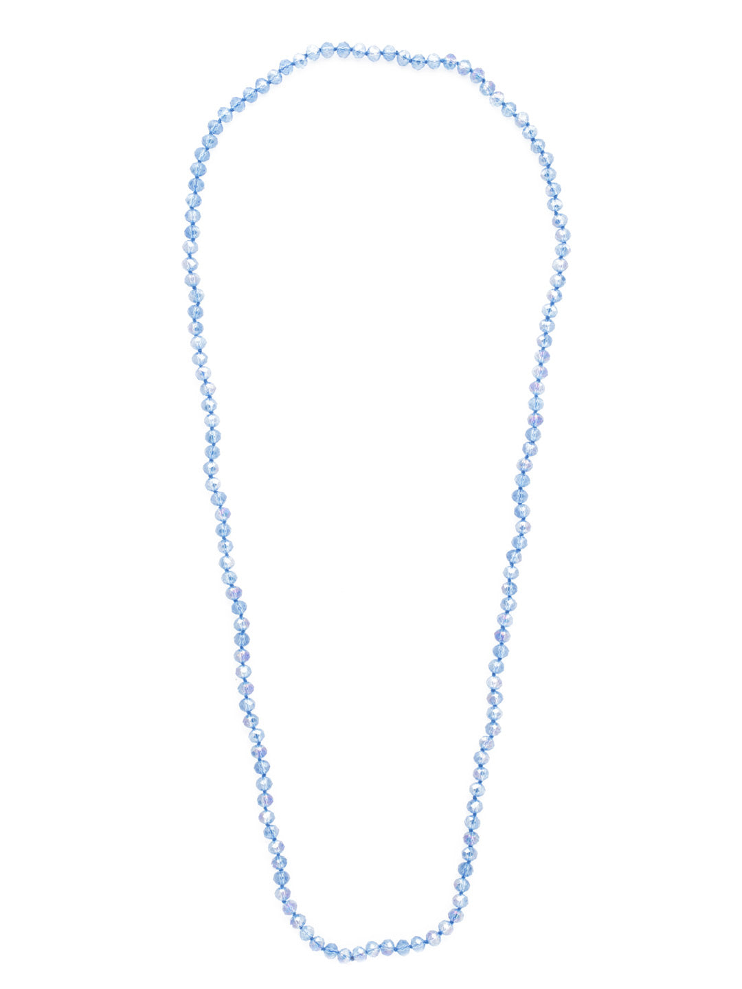 Sandra Long Necklace - NEV43PDWNB - <p>Clearly beautiful. That's our Sandra Long Necklace. The light strand showcases its pure clear beadwork perfectly. This is a piece you'll wear time and time again. From Sorrelli's Windsor Blue collection in our Palladium finish.</p>