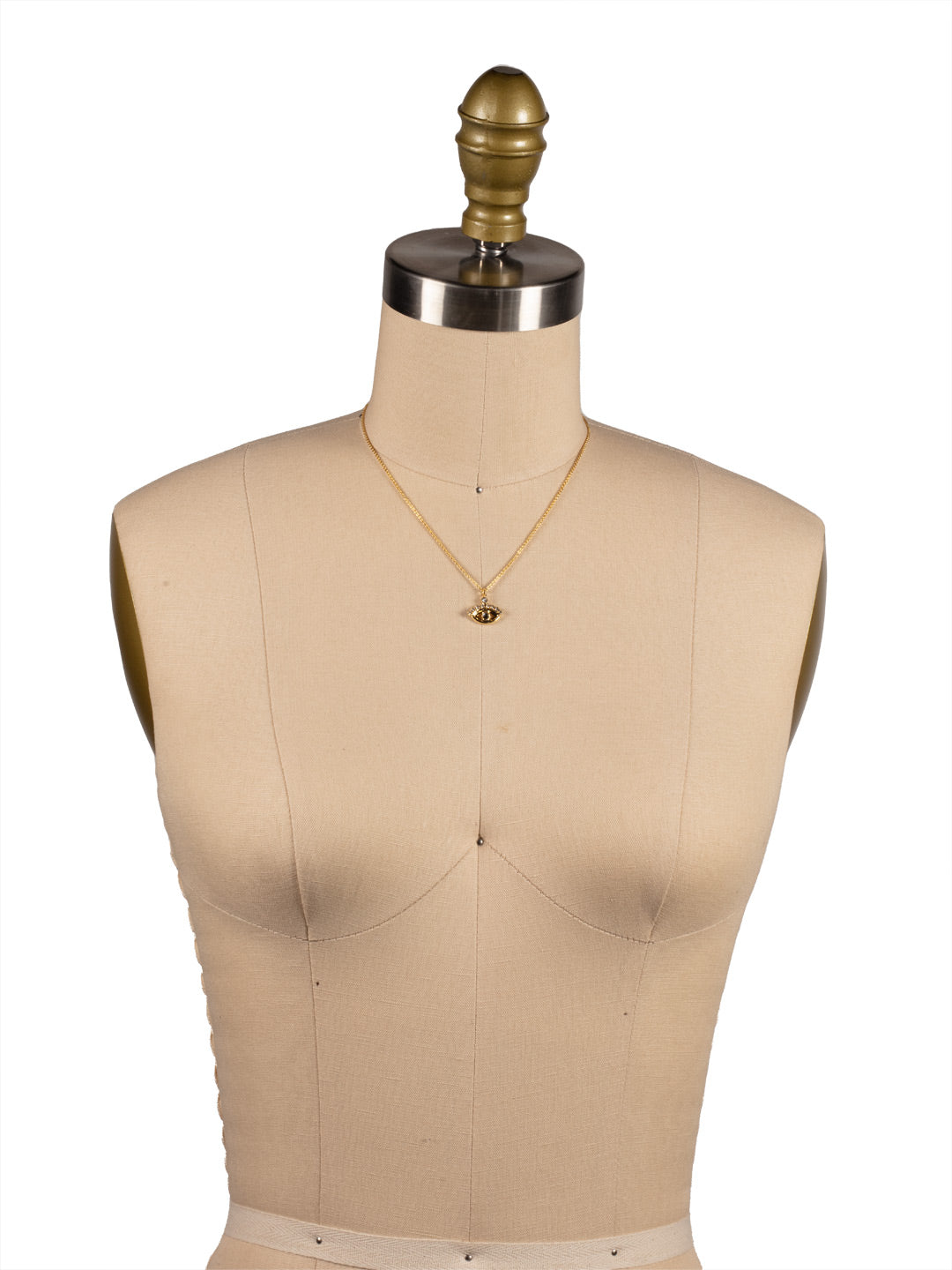 Mini Evil Eye Pendant Necklace - NEV6BGCRY