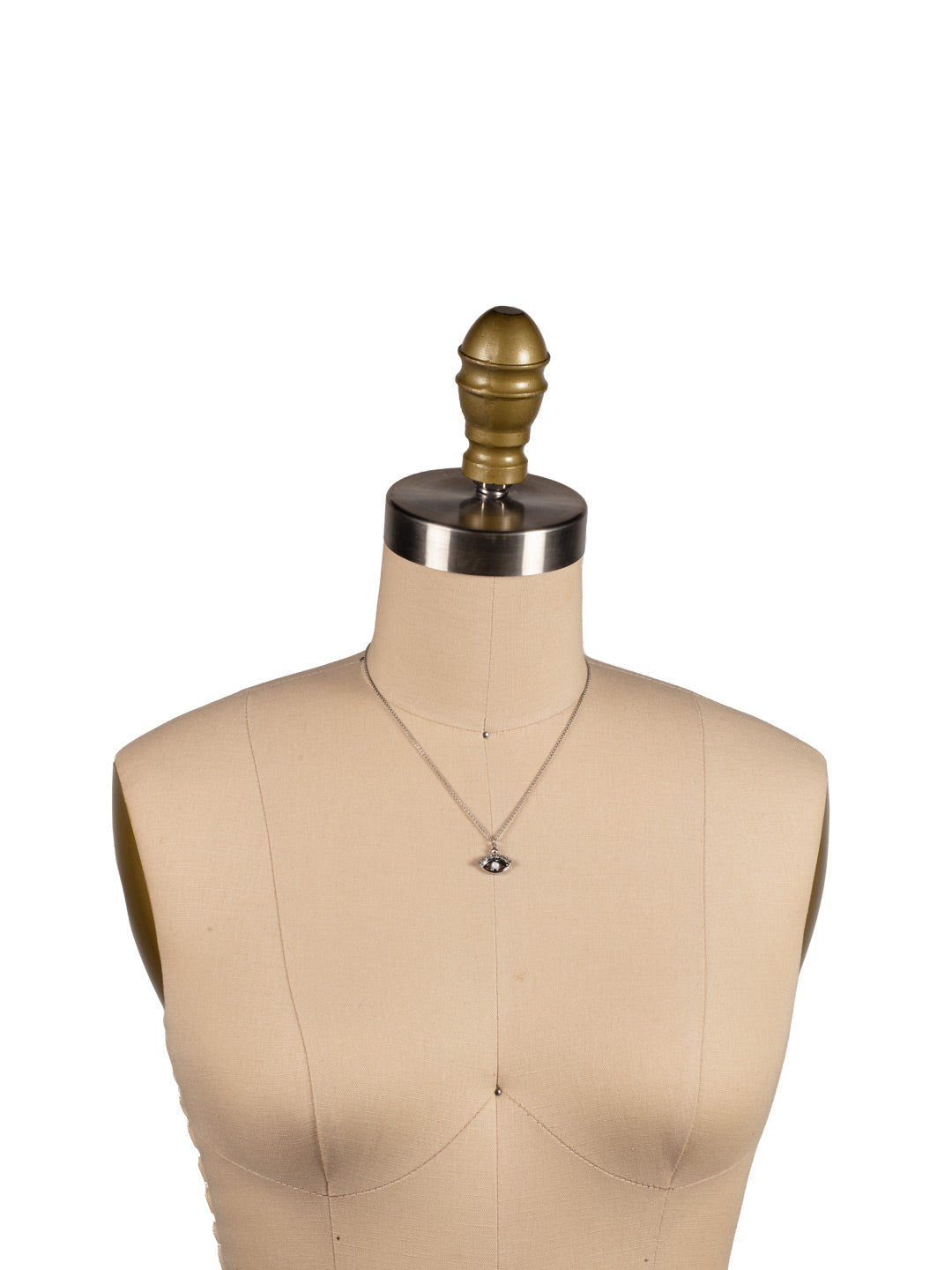 Mini Evil Eye Pendant Necklace - NEV6PDSNB