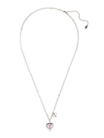 Amanda Pendant Necklace - NEW3PDCRY - <p>The Amanda Pendant Necklace is that extra special something you can add to any outfit. The silver and clear heart pieces are simple yet stunning. From Sorrelli's Crystal collection in our Palladium finish.</p>