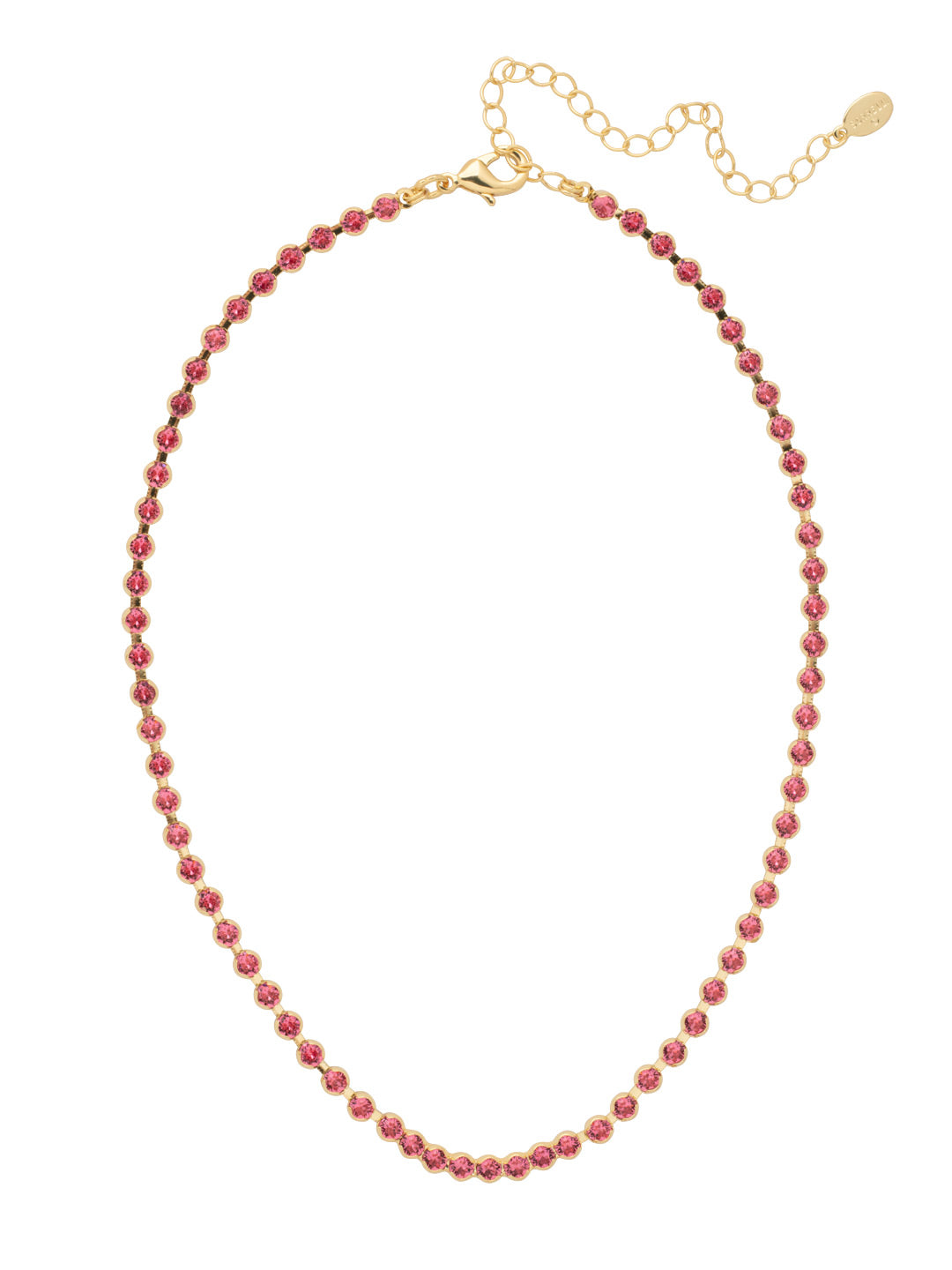 Marnie Tennis Necklace - NFA2BGRO - <p>Perfect for dressing up or down, the classic Marnie Tennis Necklace features a repeating line of crystals secured by a lobster claw clasp. From Sorrelli's Rose collection in our Bright Gold-tone finish.</p>