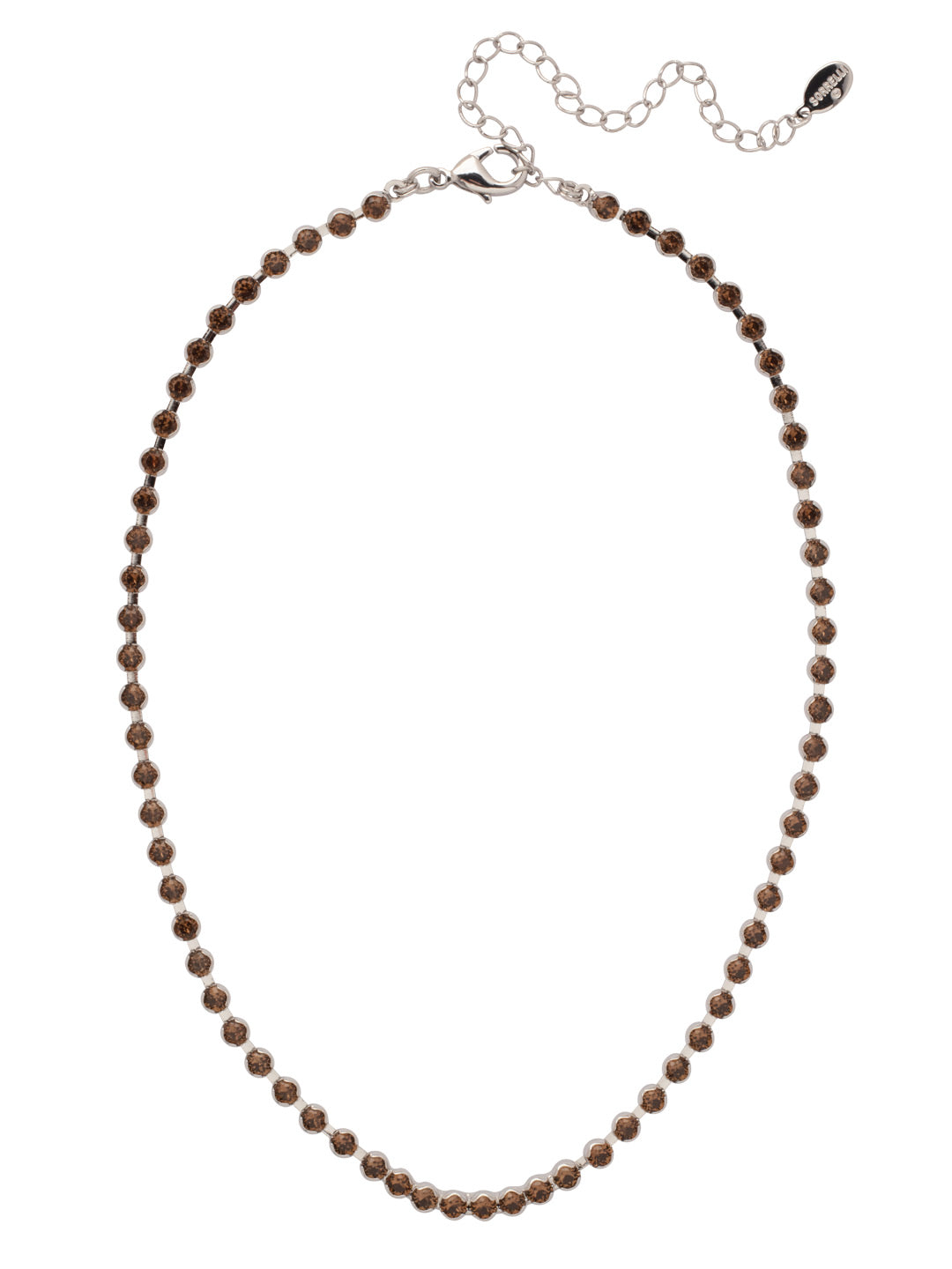 Marnie Tennis Necklace - NFA2PDASP - <p>Perfect for dressing up or down, the classic Marnie Tennis Necklace features a repeating line of crystals secured by a lobster claw clasp. From Sorrelli's Aspen SKY collection in our Palladium finish.</p>