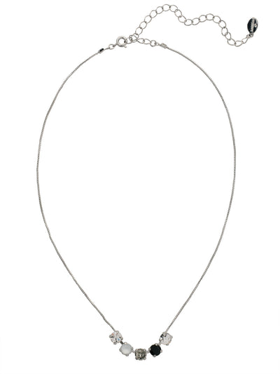 Shaughna Tennis Necklace - NFC84PDSNI - <p>The Shaughna Tennis Necklace features five crystals on a delicate adjustable chain. From Sorrelli's Starry Night collection in our Palladium finish.</p>