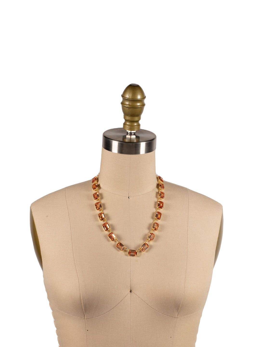 Julianna Mini Emerald Cut Statement Necklace - NFD78BGRSU