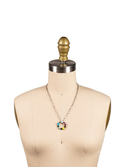 Xena Paperclip Pendant Necklace - NFF11PDPRI