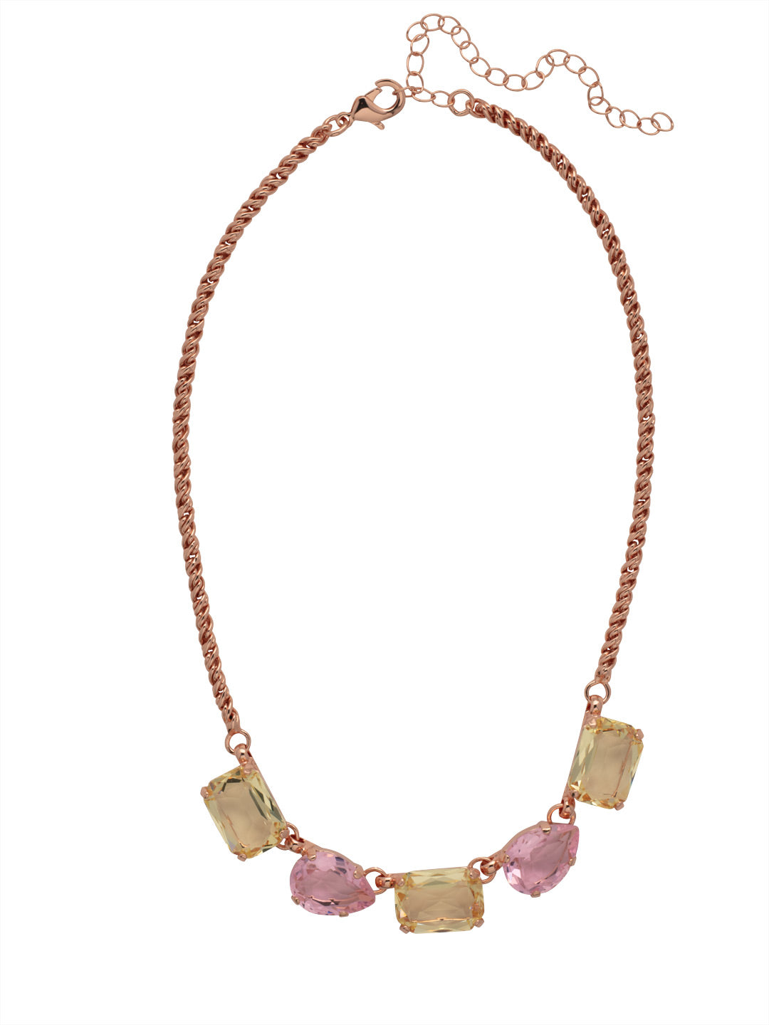 Andi Repeating Tennis Necklace - NFF120RGPPN