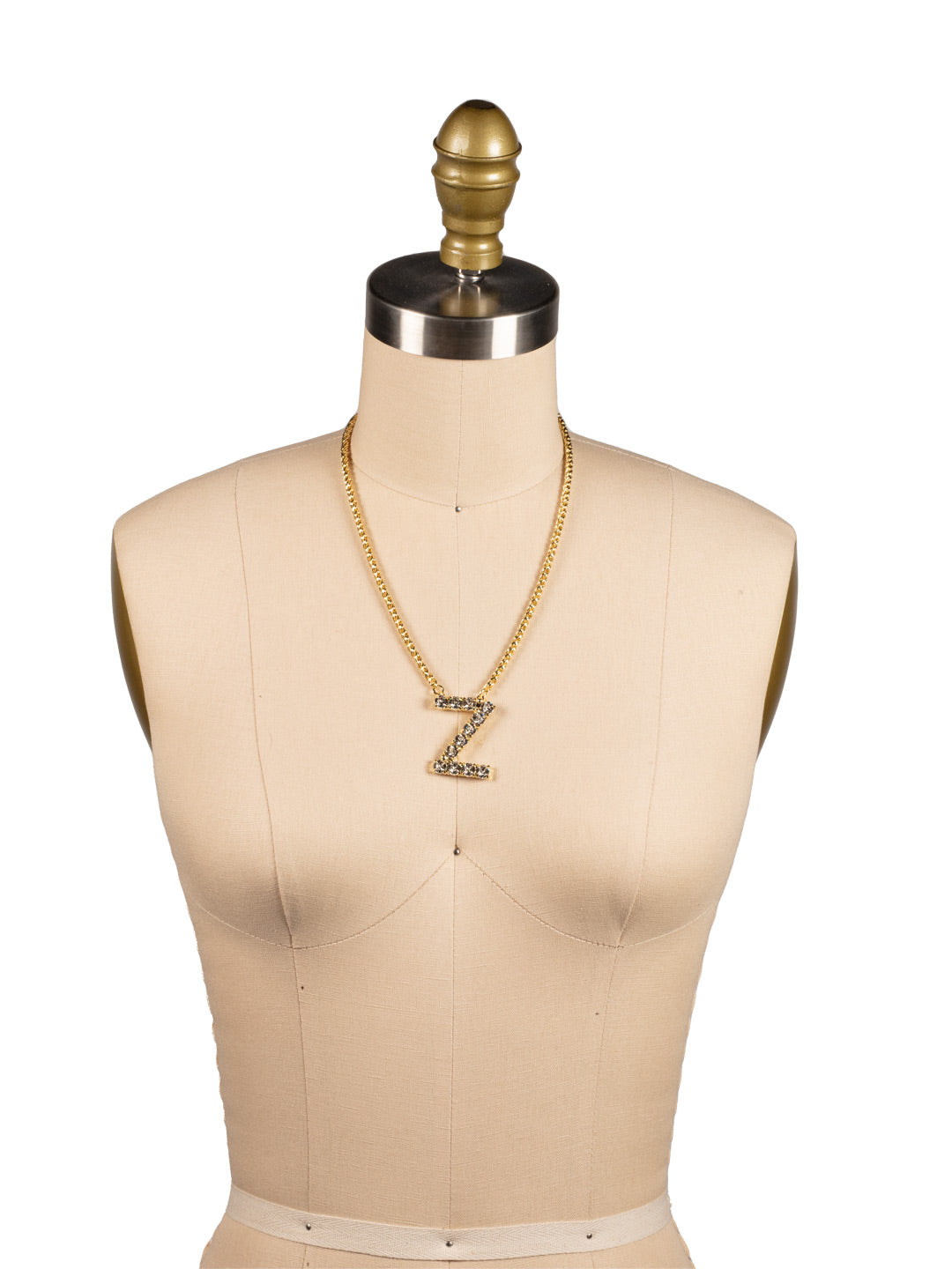 Z Initial Rope Pendant Necklace - NFK45BGCRY