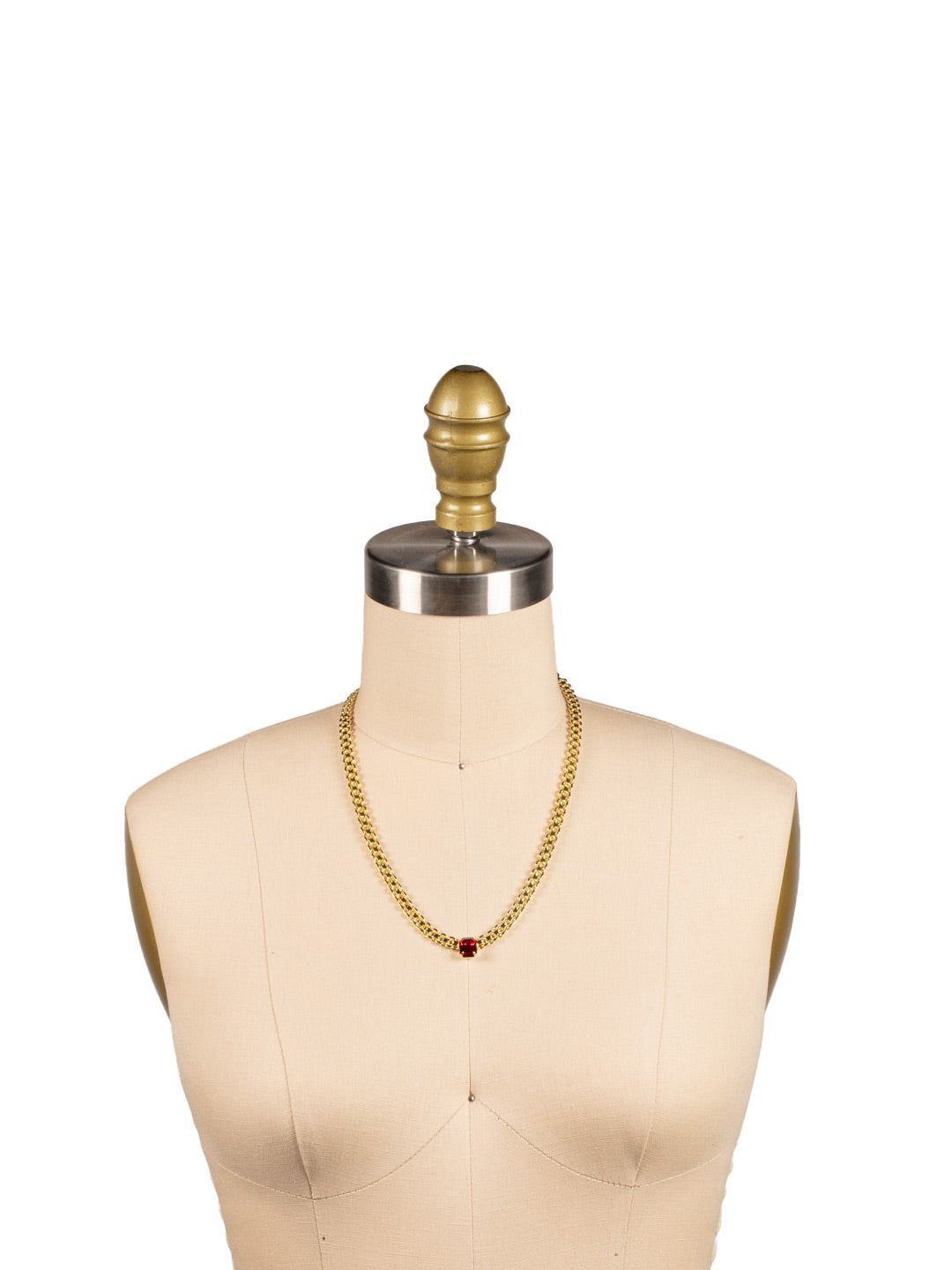 Octavia Single Crystal Tennis Necklace - NFK6BGFIS