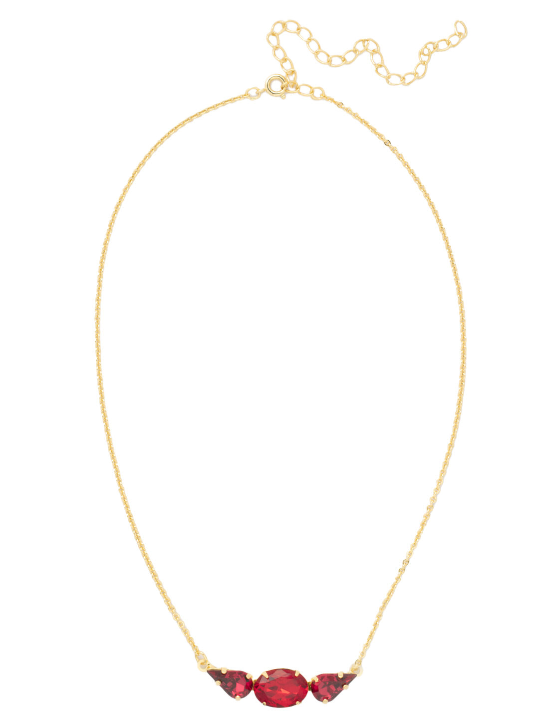 Oval and Pear Tennis Necklace - NFL14BGFIS