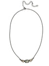Oval and Pear Tennis Necklace