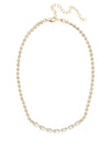 Clarissa Rhinestone Chain Tennis Necklace