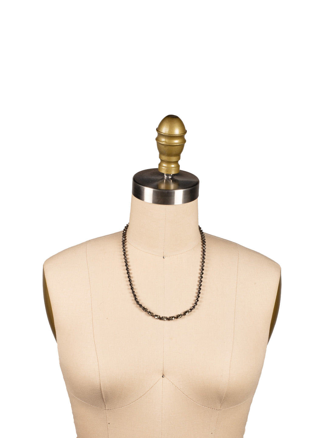 Clarissa Rhinestone Chain Tennis Necklace - NFL6GMBD