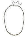 Clarissa Rhinestone Chain Tennis Necklace