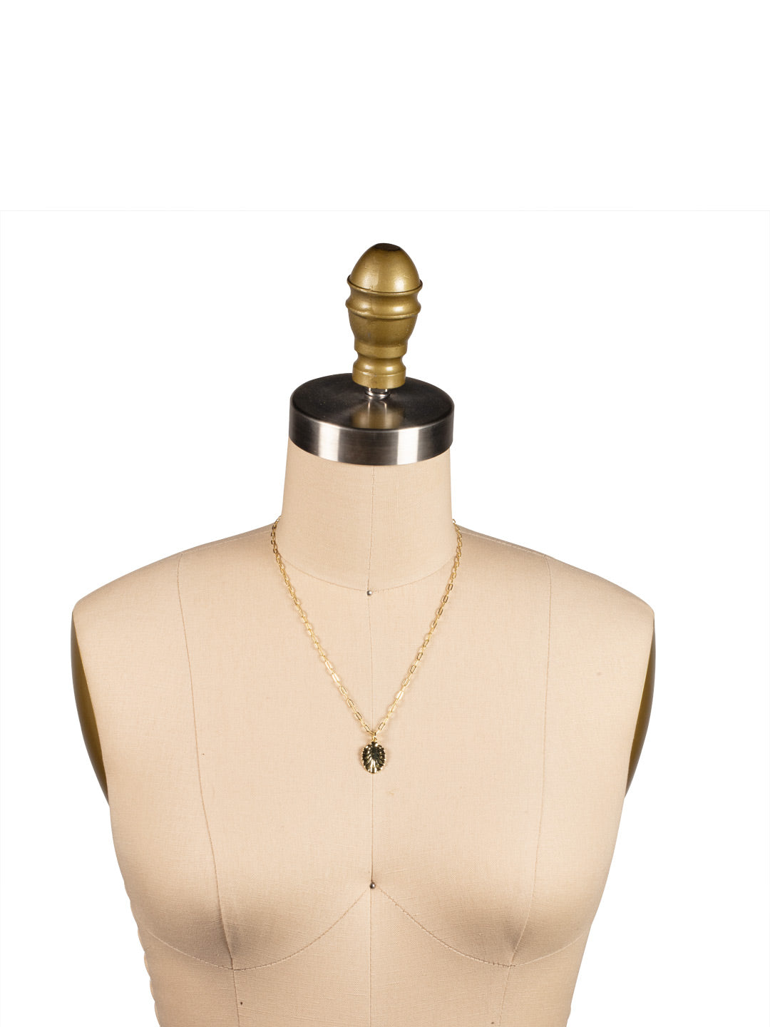 Palm Pendant Necklace - NFM16BGMTL