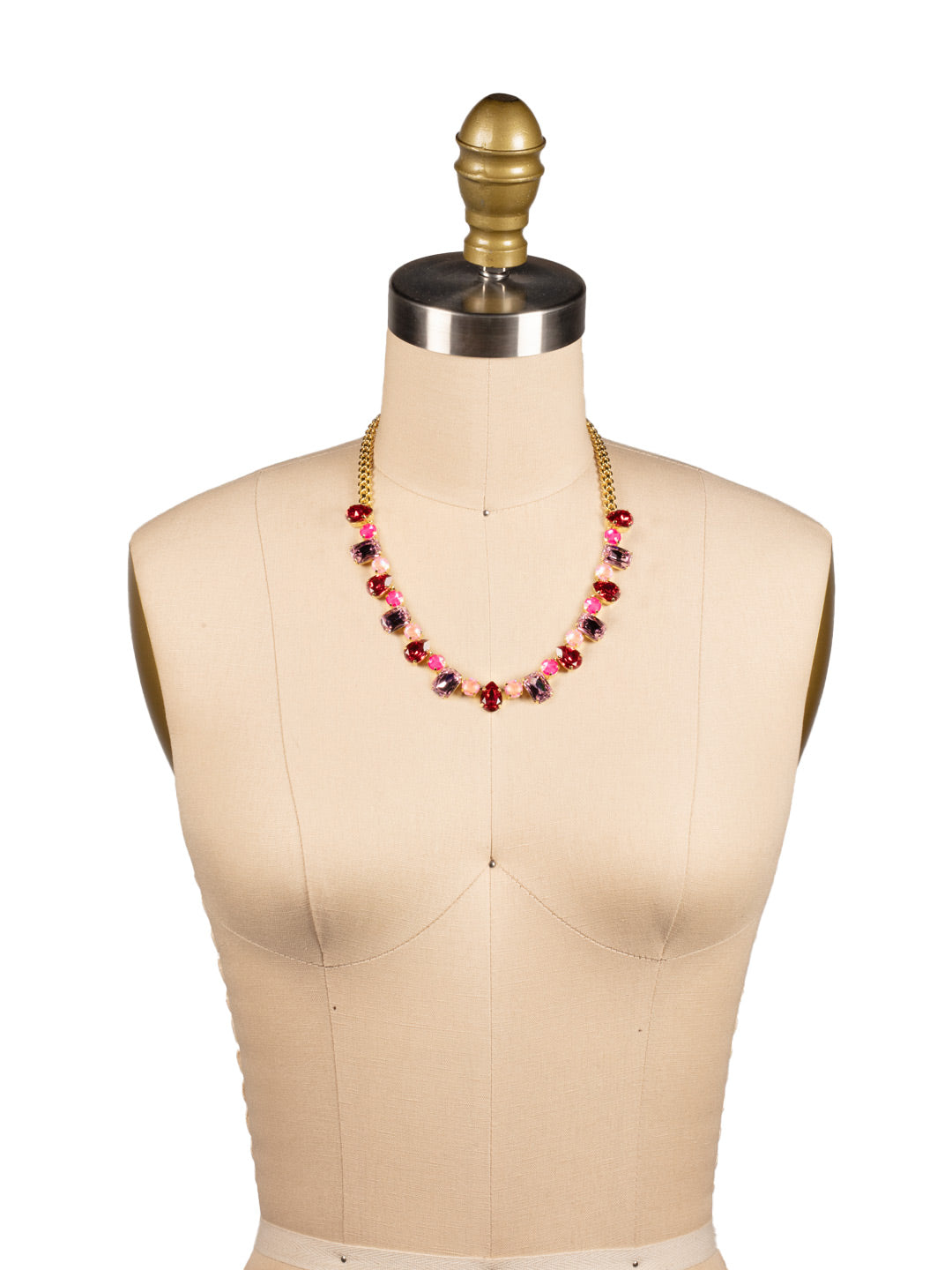 Emerald Pear Tennis Necklace - NFN4BGBFL