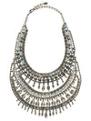 Silver Shade Statement Necklace