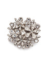 Floral Cluster Brooch Pin