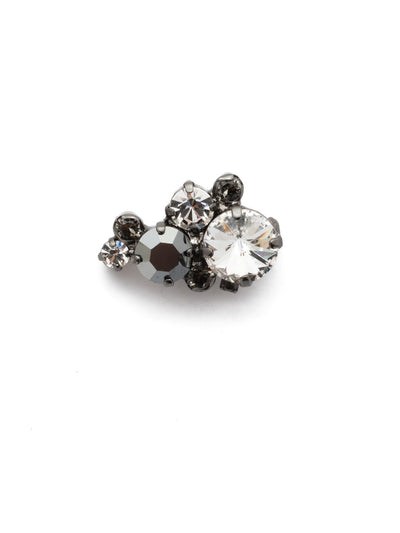 Danielle Brooch Pin - PEP21GMMMO - <p>The Danielle Pin is a creative cluster of light and dark sparkling round crystals that adds shine to a wardrobe piece needing a bit more attention. From Sorrelli's Midnight Moon collection in our Gun Metal finish.</p>