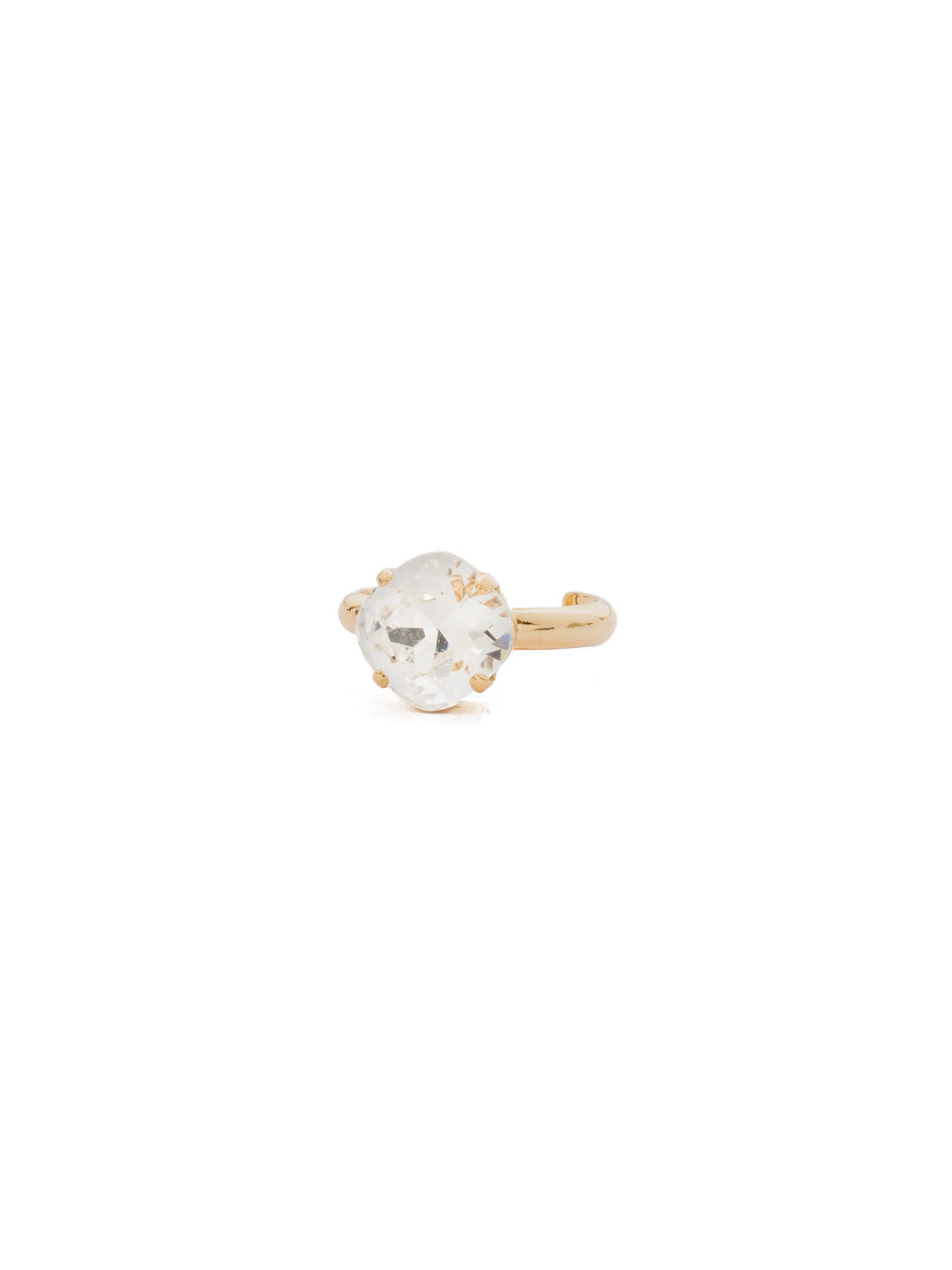 One and Only Band Ring - RDN30BGCRY - <p>The one and only style you need for your favorite everyday look! A delicate and classic four-pronged setting highlights the beautiful cut of this cushion-cut crystal. From Sorrelli's Crystal collection in our Bright Gold-tone finish.</p>
