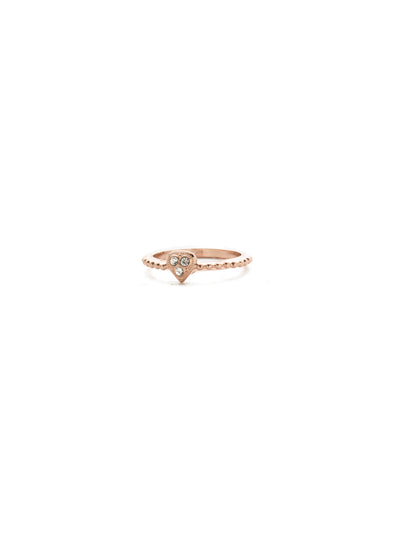 Suki Band Ring - REM7RGCRY - <p>Simple, edgy, elegant - a word for each crystal gem in this adjustable ring that's always the right fit. From Sorrelli's Crystal collection in our Rose Gold-tone finish.</p>